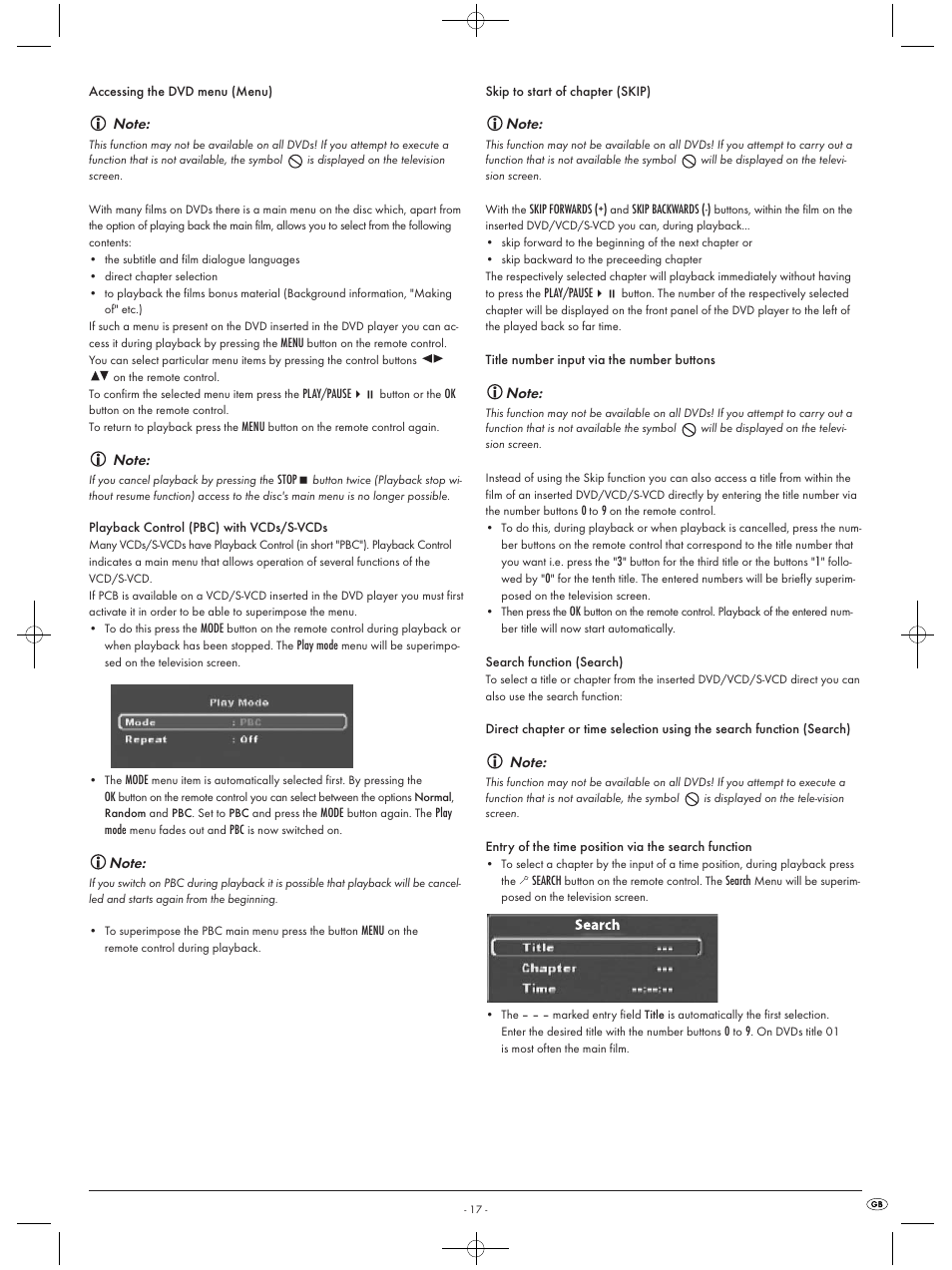 Silvercrest KH6519 User Manual | Page 17 / 30