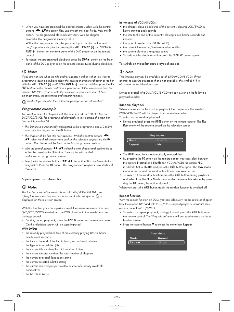 Silvercrest KH6519 User Manual | Page 20 / 30