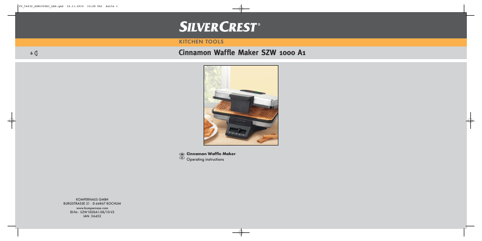 Silvercrest SZW 1000 A1 User Manual | 8 pages