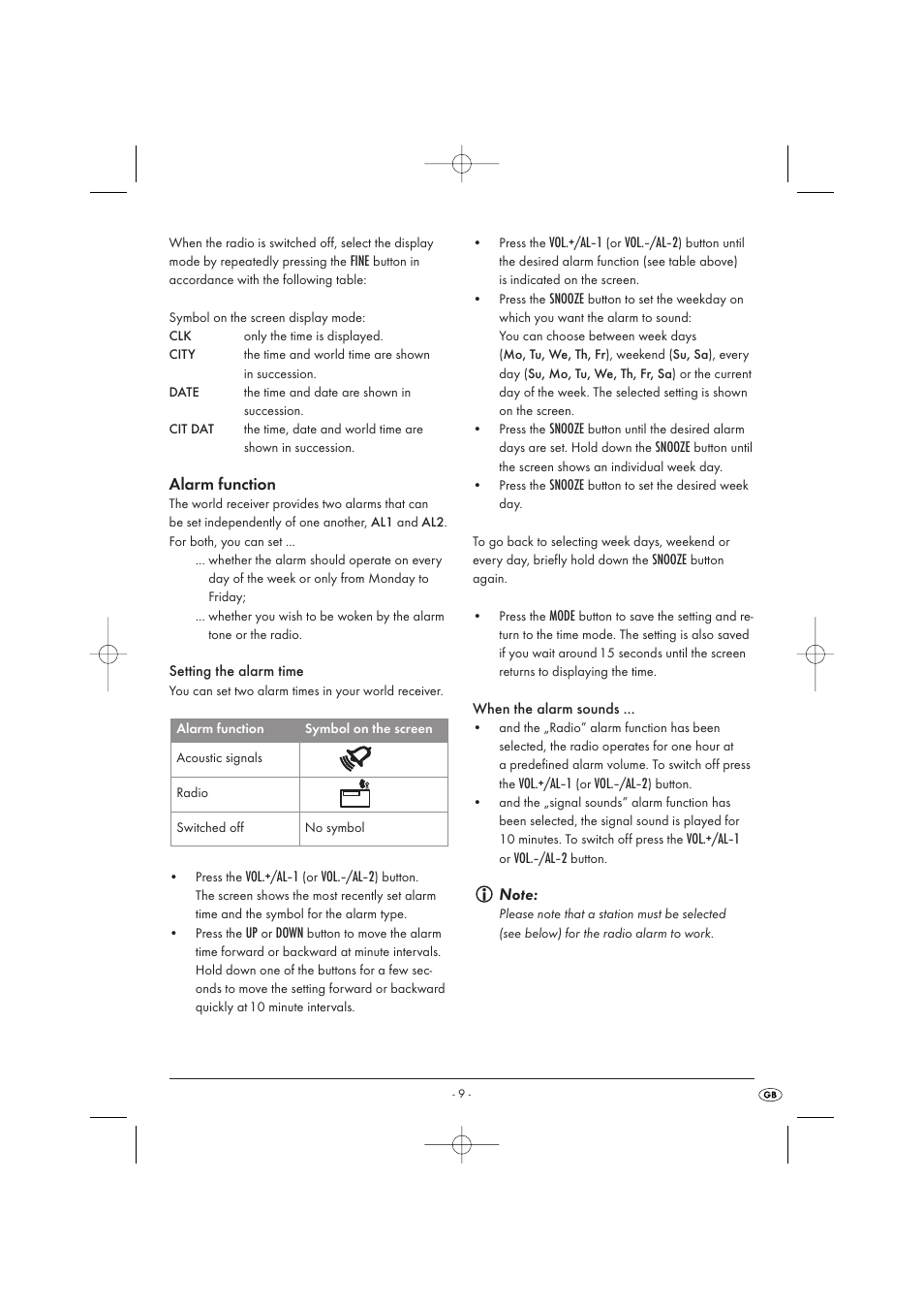 Silvercrest KH 2029 User Manual | Page 11 / 34