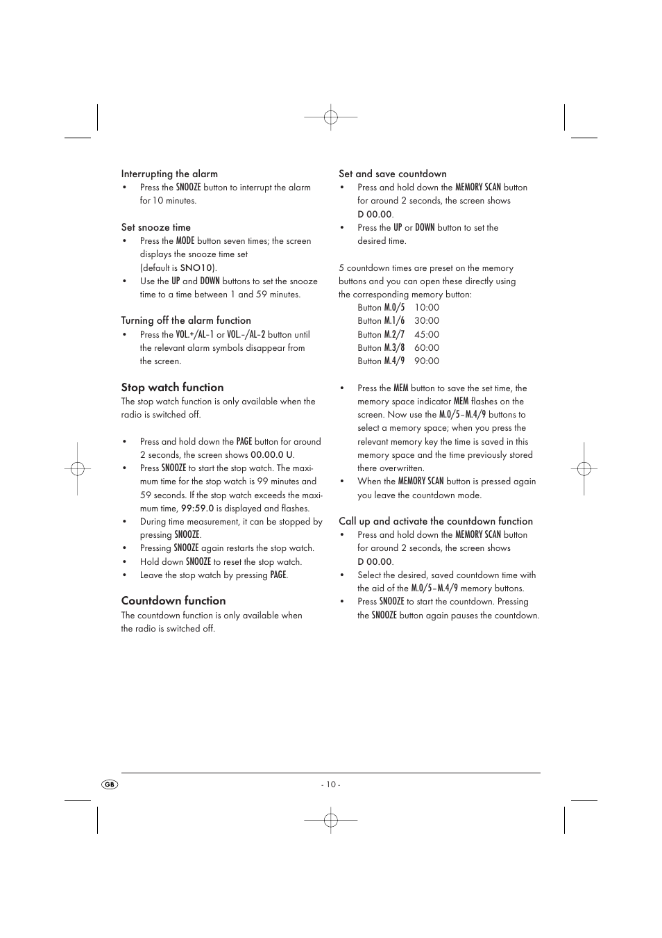 Silvercrest KH 2029 User Manual | Page 12 / 34