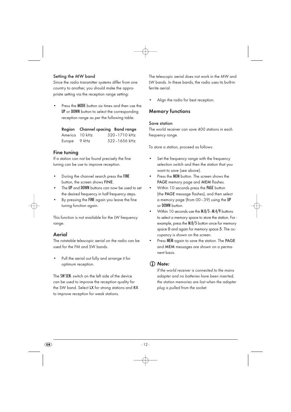 Silvercrest KH 2029 User Manual | Page 14 / 34