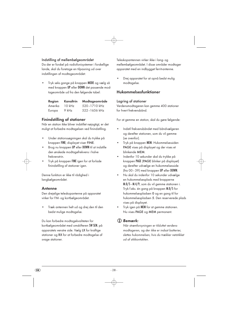 Silvercrest KH 2029 User Manual | Page 30 / 34