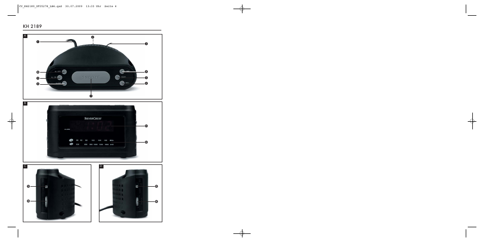 Kh 2189 | Silvercrest KH 2189 User Manual | Page 2 / 10