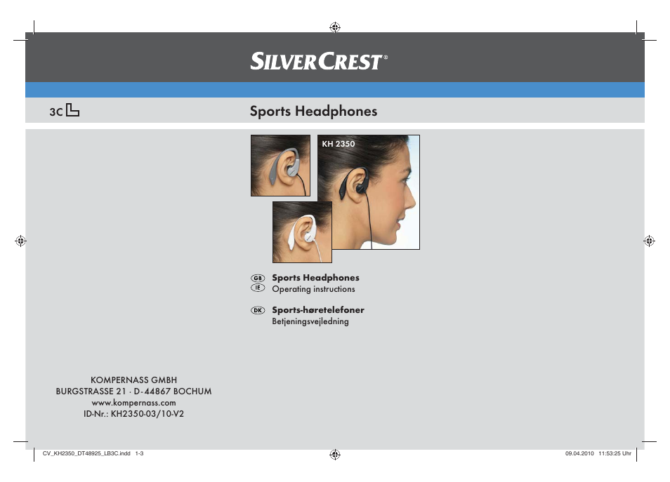 Silvercrest KOMPERNASS GMBH KH 2350 User Manual | 30 pages