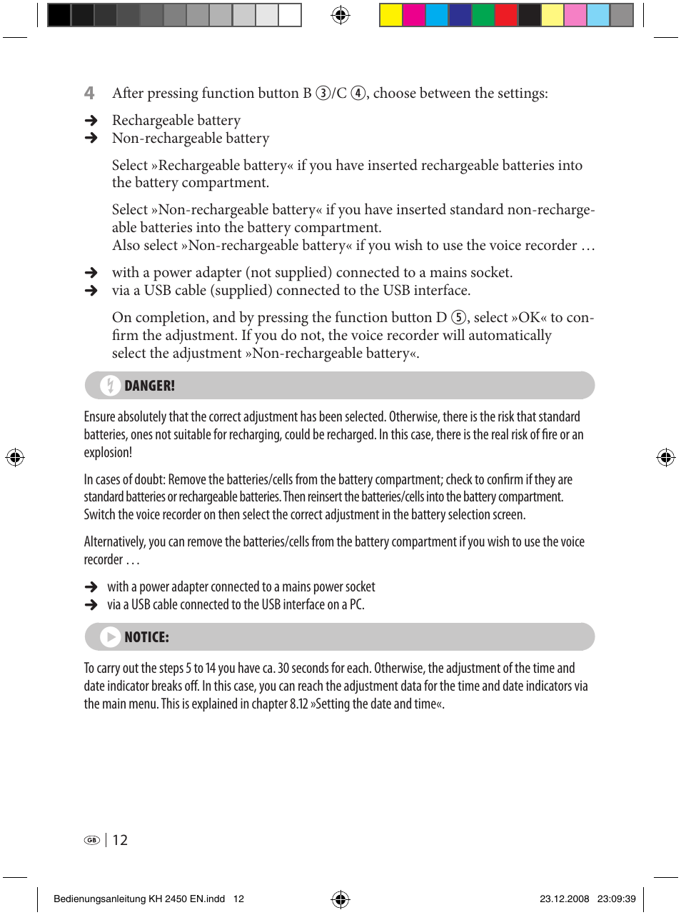 Silvercrest KH 2450 User Manual | Page 10 / 74