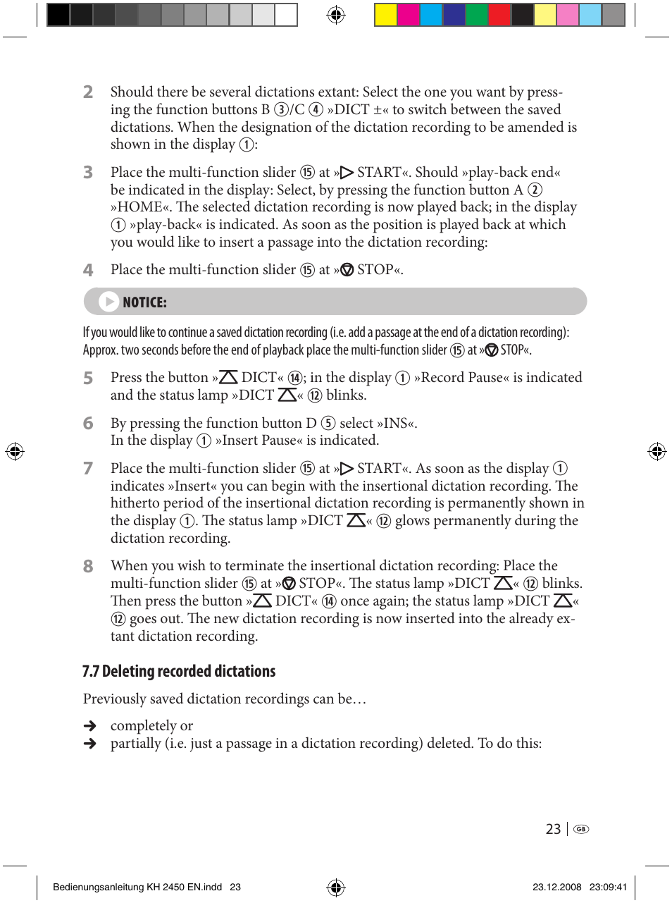 Silvercrest KH 2450 User Manual | Page 21 / 74