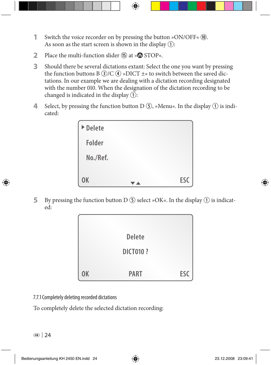 Silvercrest KH 2450 User Manual | Page 22 / 74
