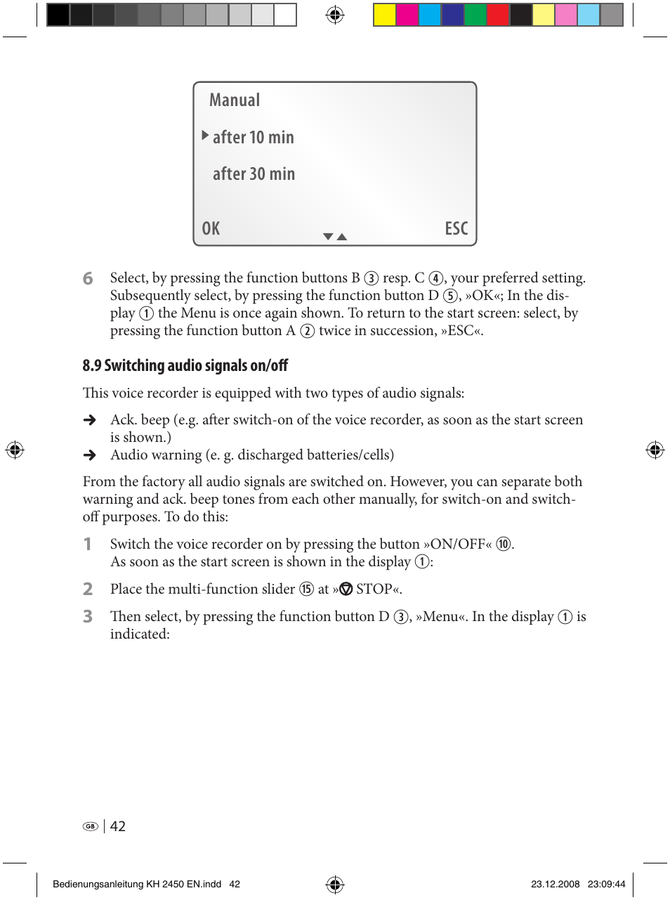 Silvercrest KH 2450 User Manual | Page 40 / 74