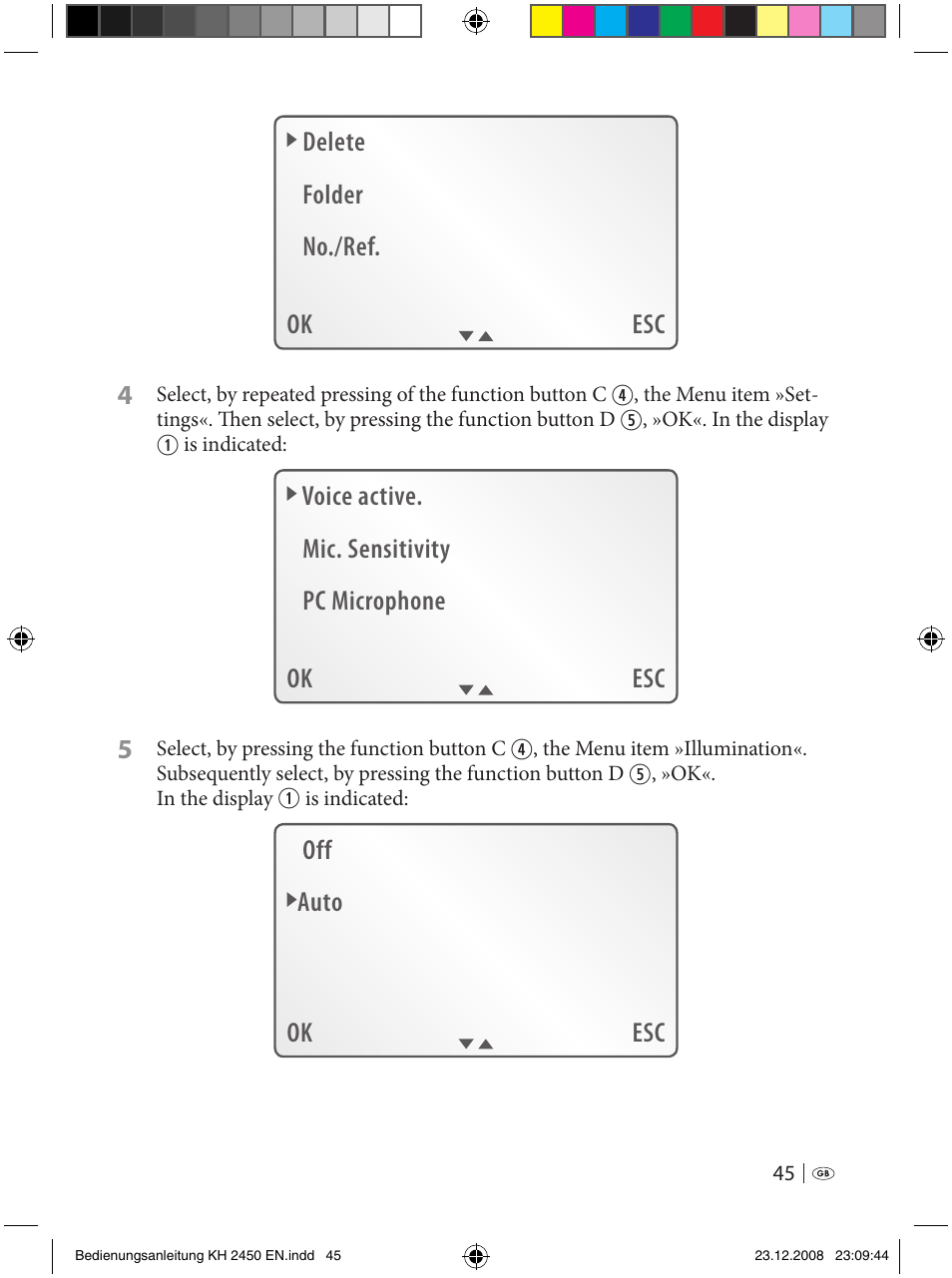 Silvercrest KH 2450 User Manual | Page 43 / 74