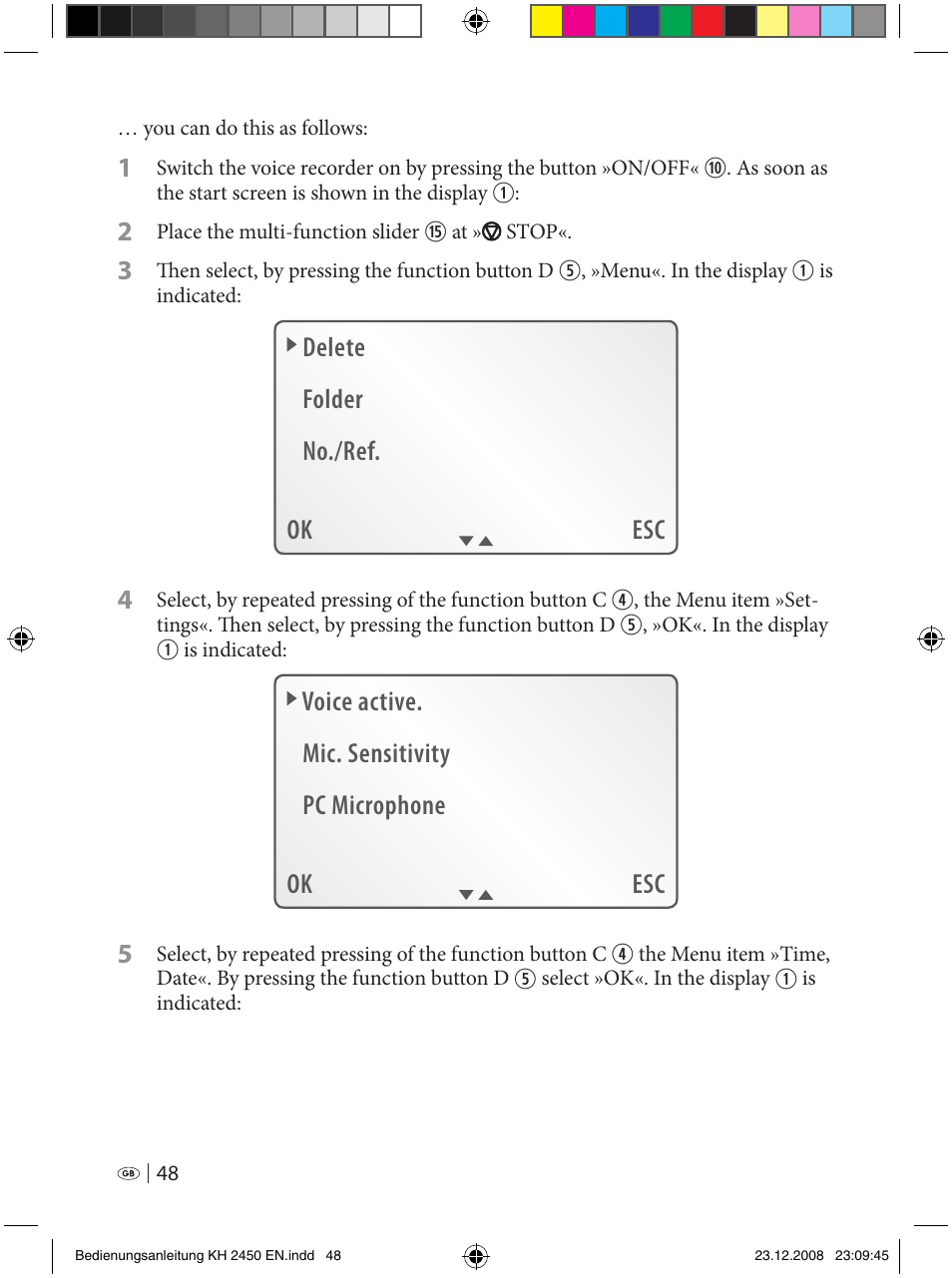 Silvercrest KH 2450 User Manual | Page 46 / 74