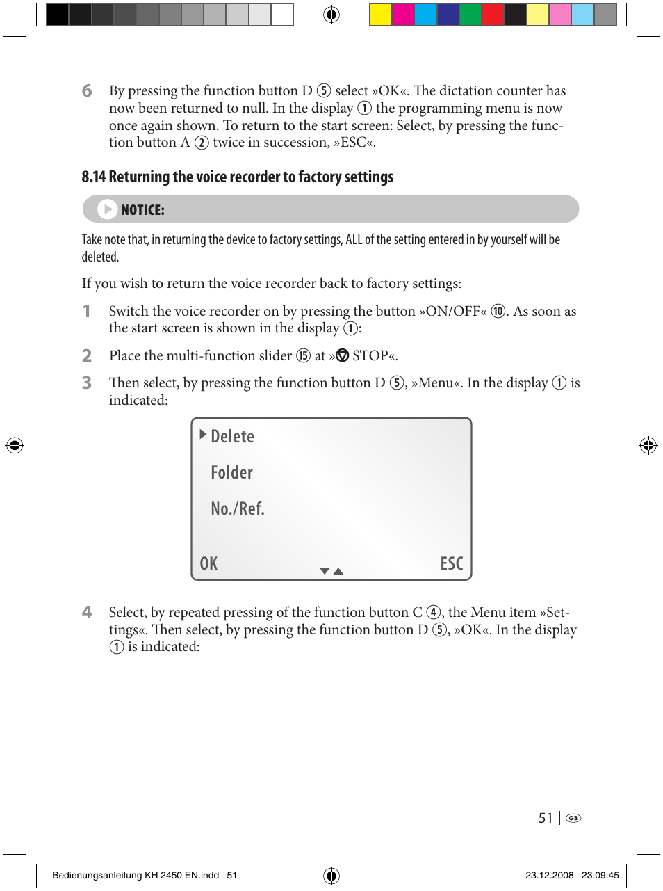 Silvercrest KH 2450 User Manual | Page 49 / 74