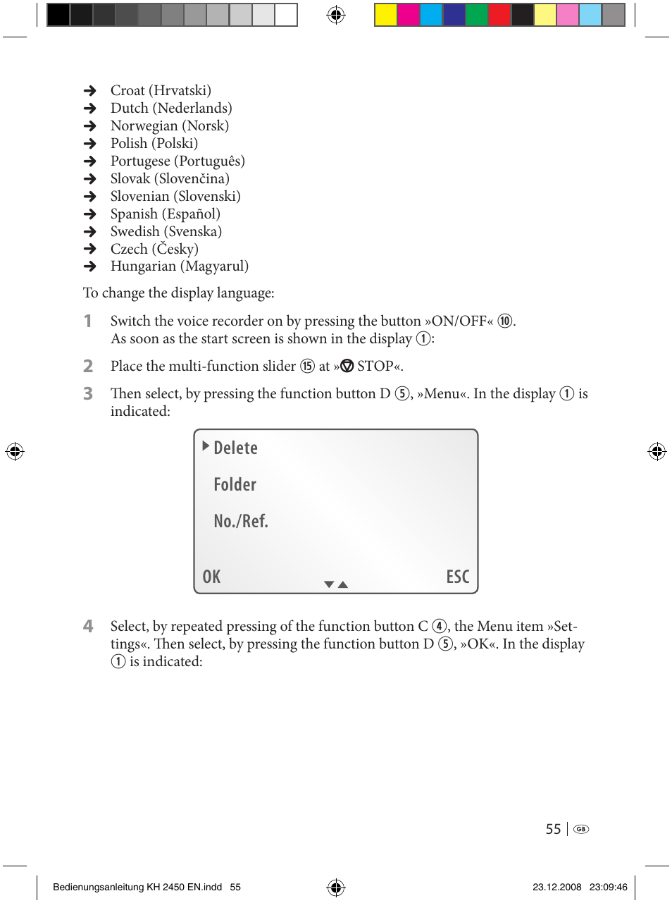 Silvercrest KH 2450 User Manual | Page 53 / 74