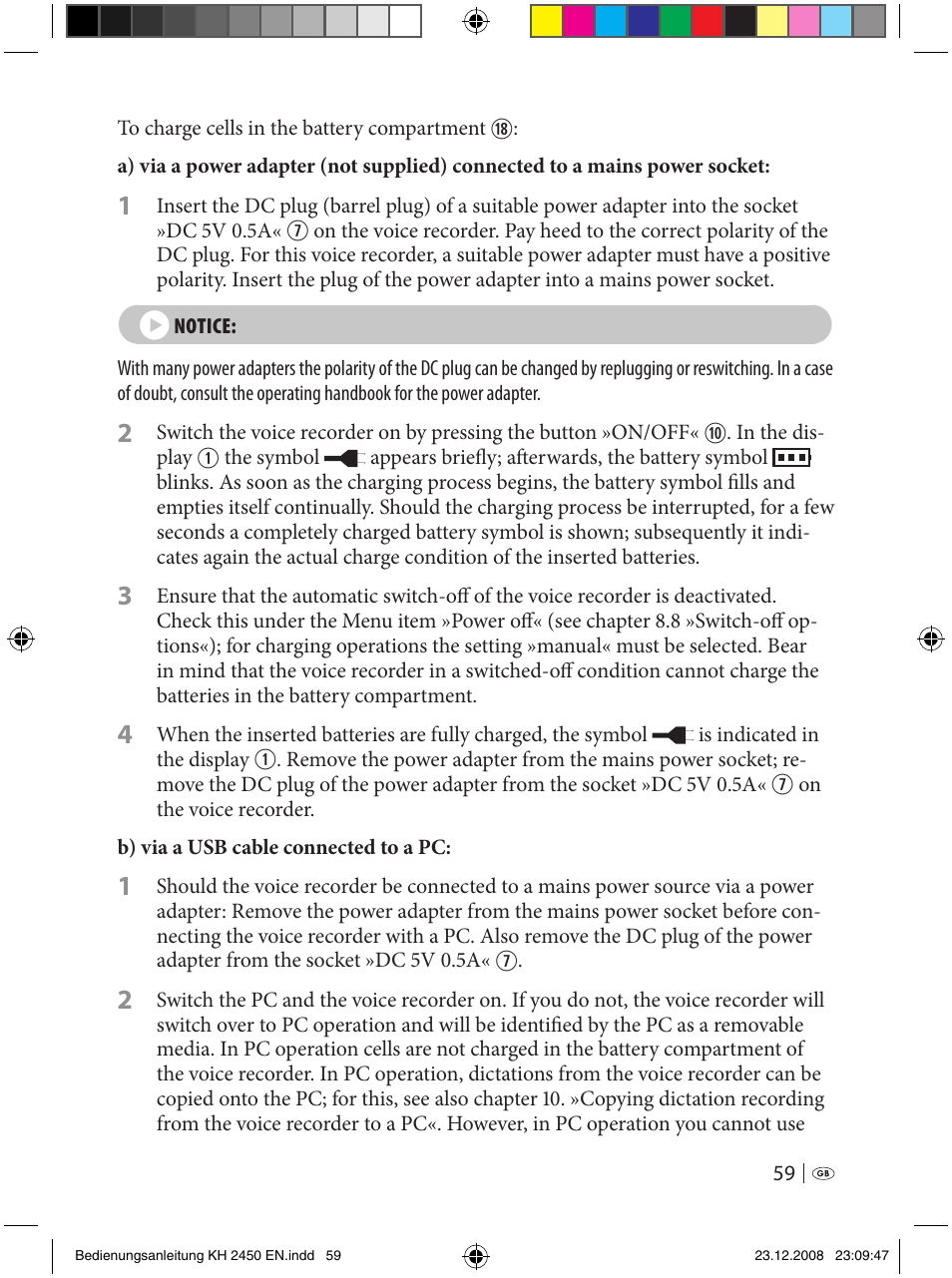 Silvercrest KH 2450 User Manual | Page 57 / 74