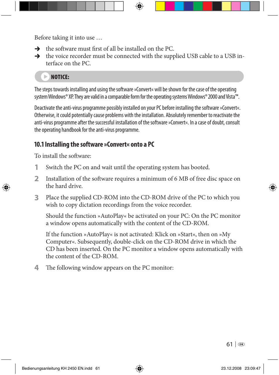 Silvercrest KH 2450 User Manual | Page 59 / 74