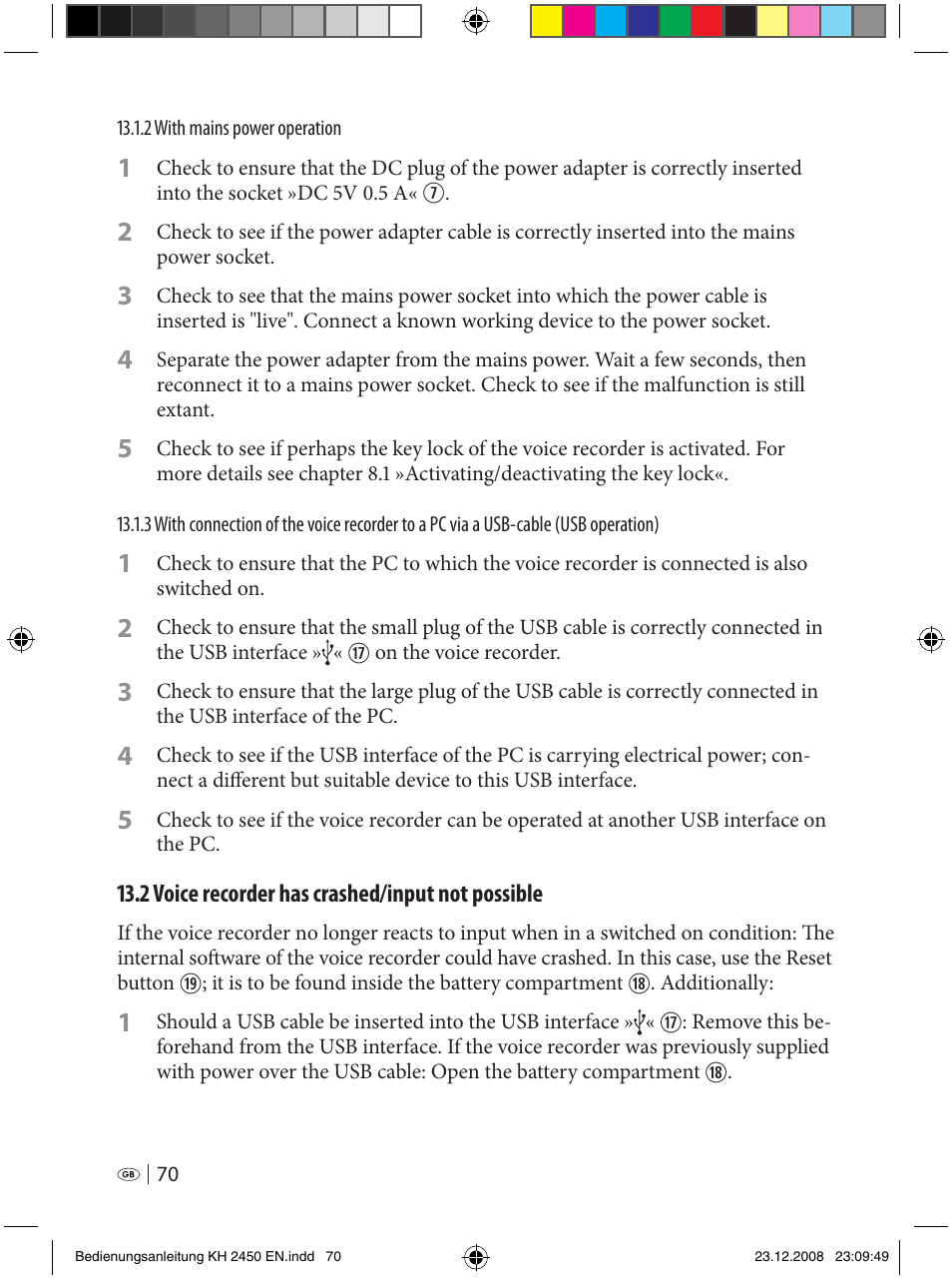 Silvercrest KH 2450 User Manual | Page 68 / 74