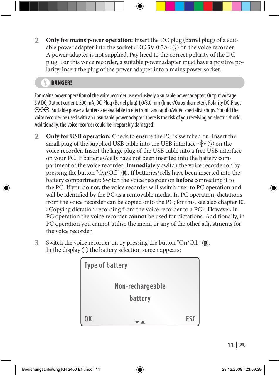 Silvercrest KH 2450 User Manual | Page 9 / 74