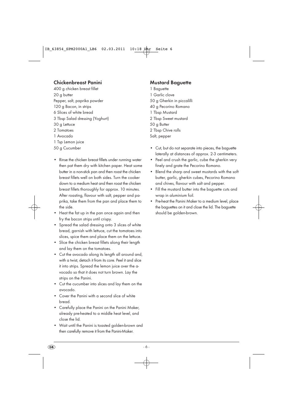 Silvercrest SPM 2000 A16 User Manual | Page 8 / 10