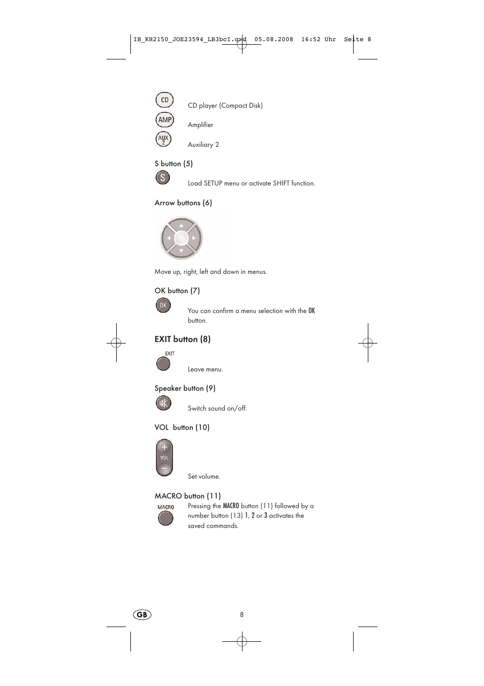 Silvercrest KH2150 User Manual | Page 10 / 38