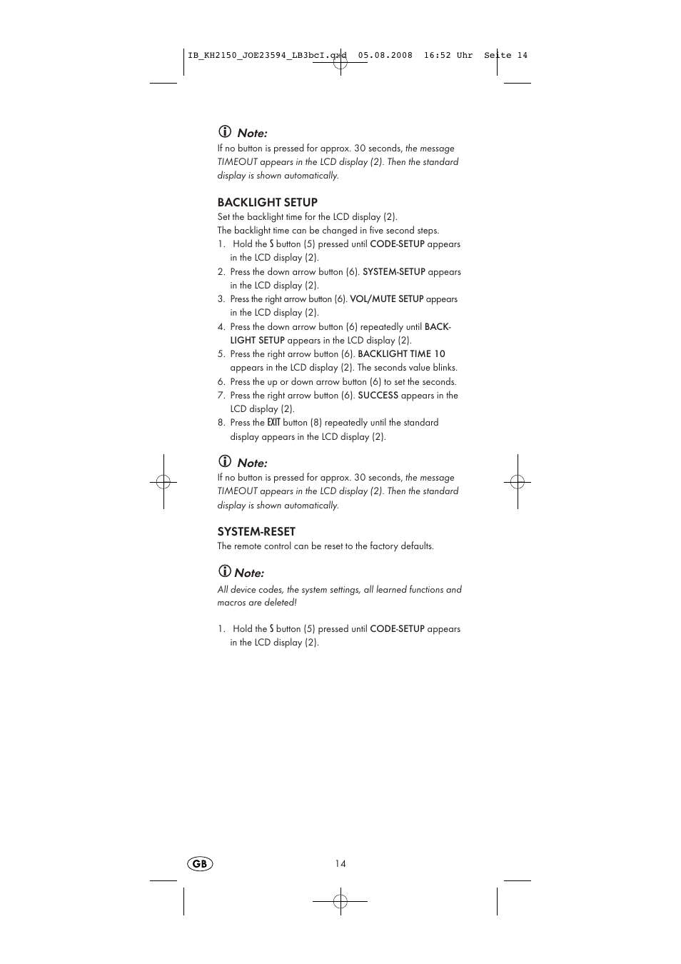 Silvercrest KH2150 User Manual | Page 16 / 38