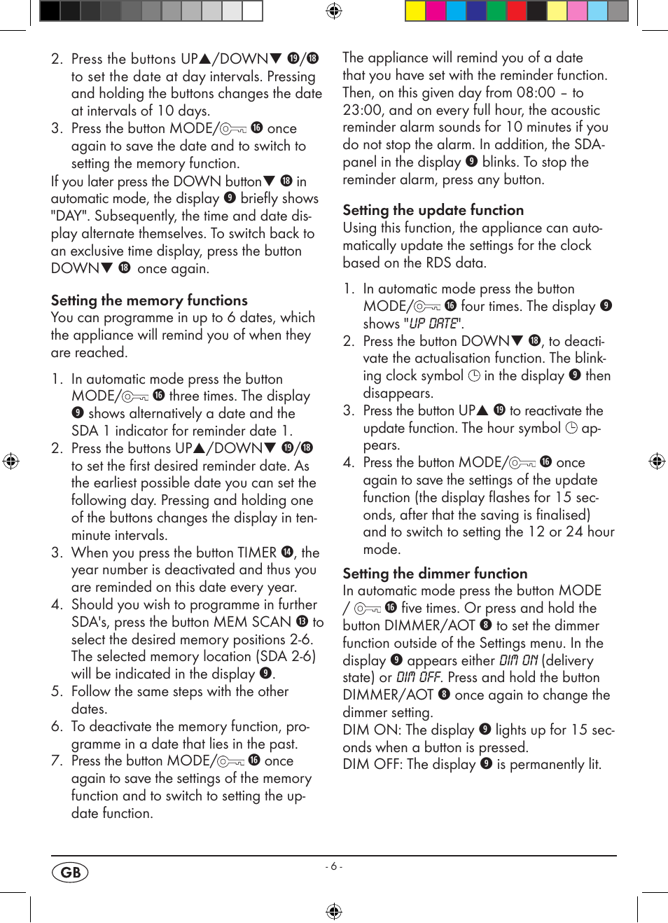 Silvercrest KH 2398 User Manual | Page 8 / 14