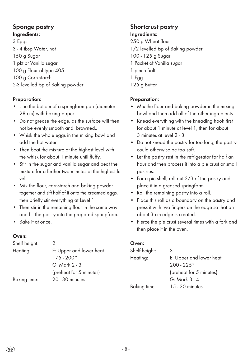 Silvercrest SKM 550 A1 User Manual | Page 20 / 23