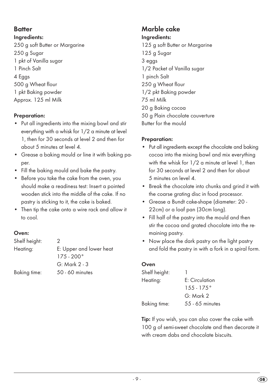 Silvercrest SKM 550 A1 User Manual | Page 21 / 23