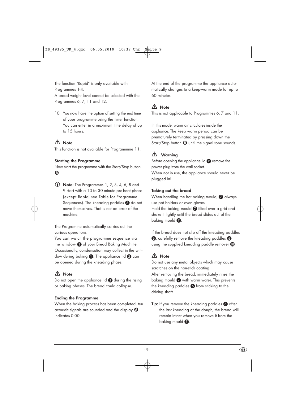 Silvercrest SBB850EDSA1-02/10-V3 User Manual | Page 11 / 243
