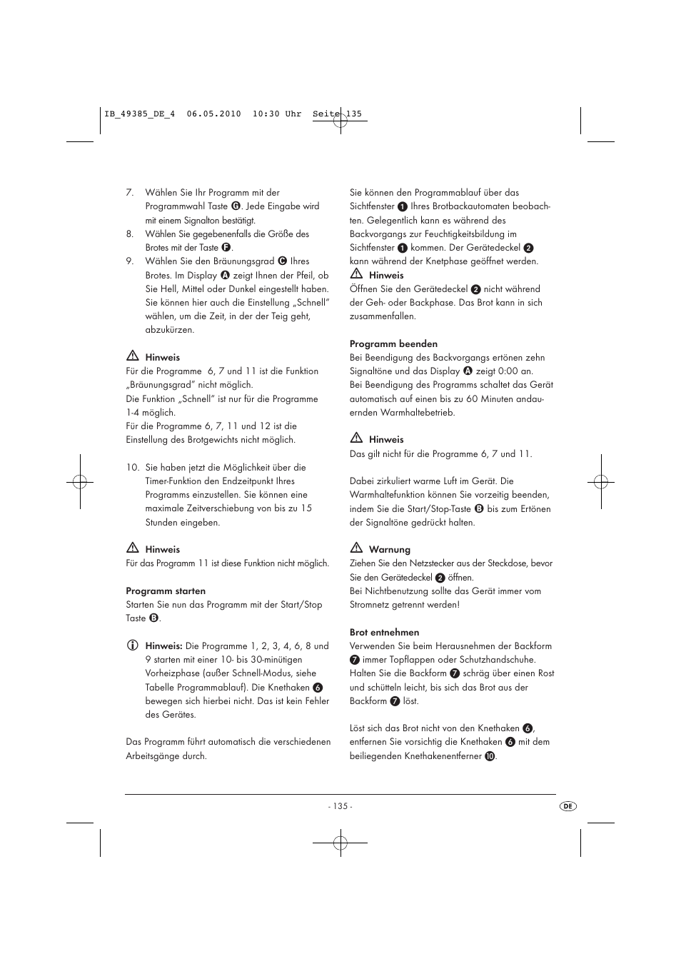 Silvercrest SBB850EDSA1-02/10-V3 User Manual | Page 137 / 243