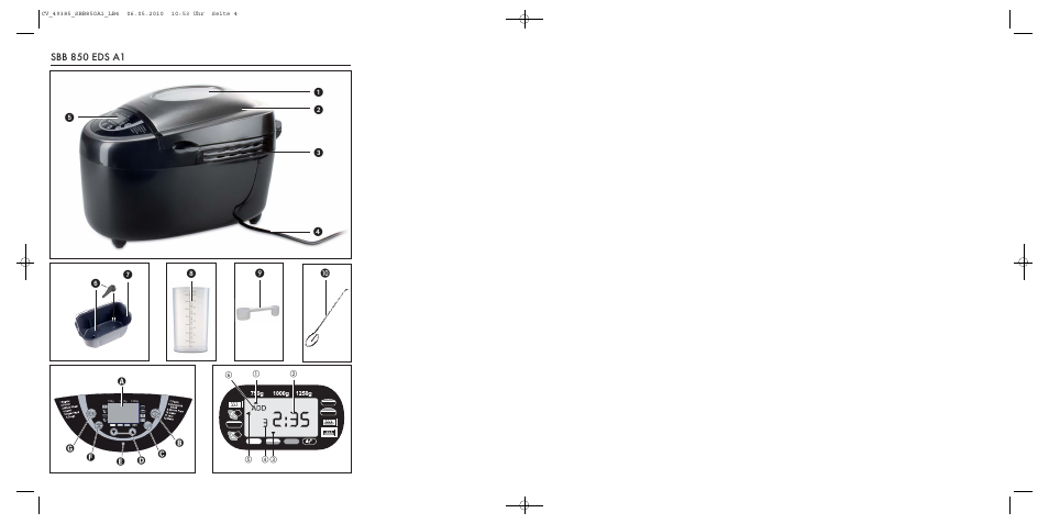 Sbb 850 eds a1 | Silvercrest SBB850EDSA1-02/10-V3 User Manual | Page 2 / 243