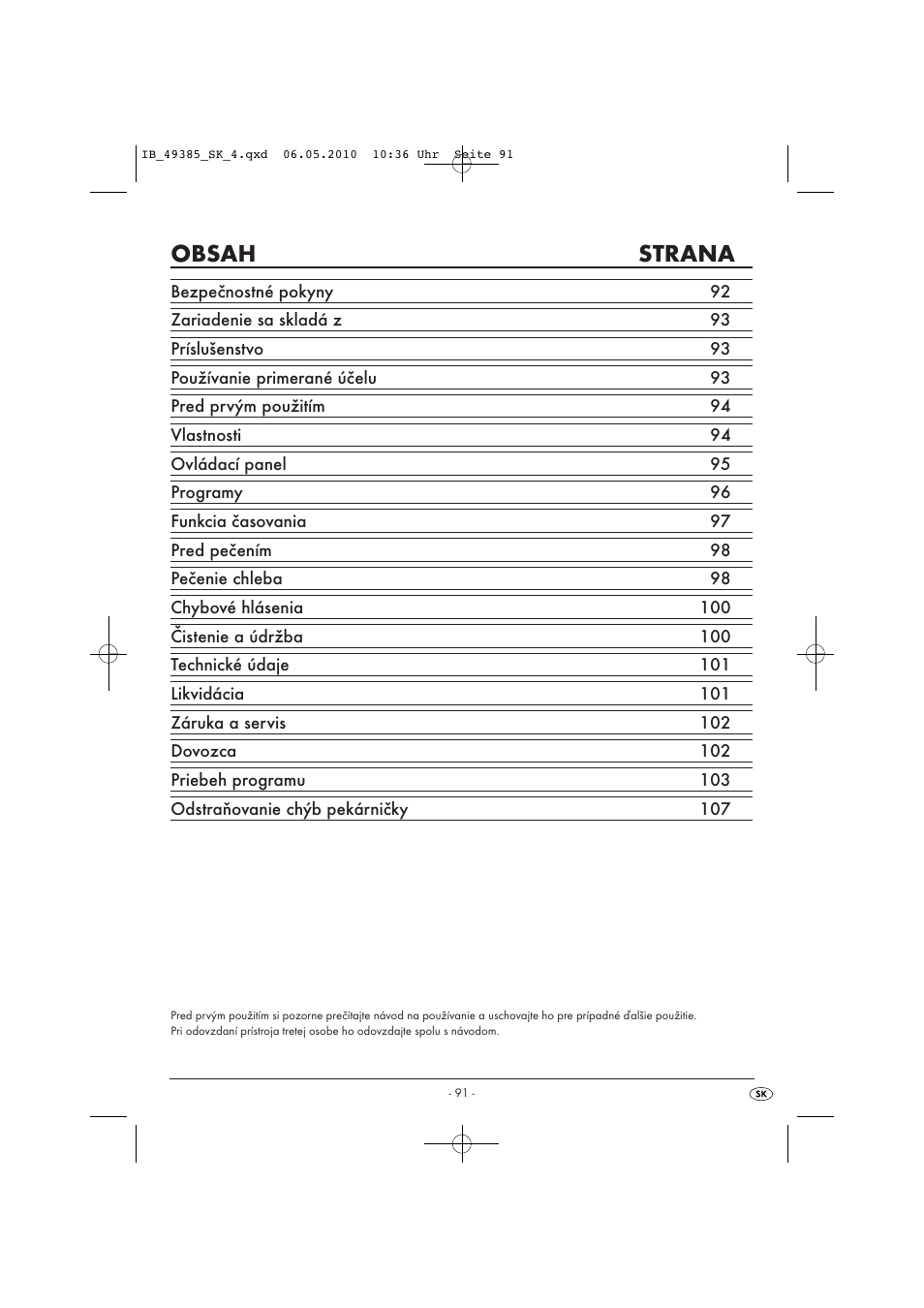 Silvercrest SBB850EDSA1-02/10-V3 User Manual | Page 93 / 243