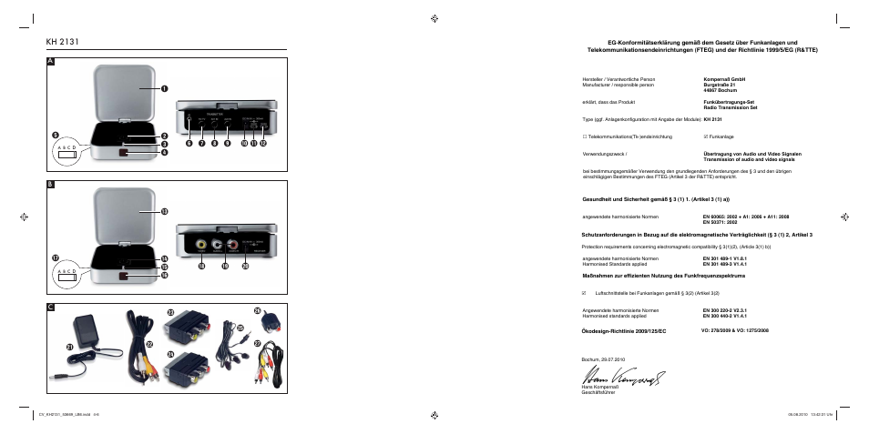 Kh 2131, Ab c | Silvercrest KH 2131 User Manual | Page 2 / 16