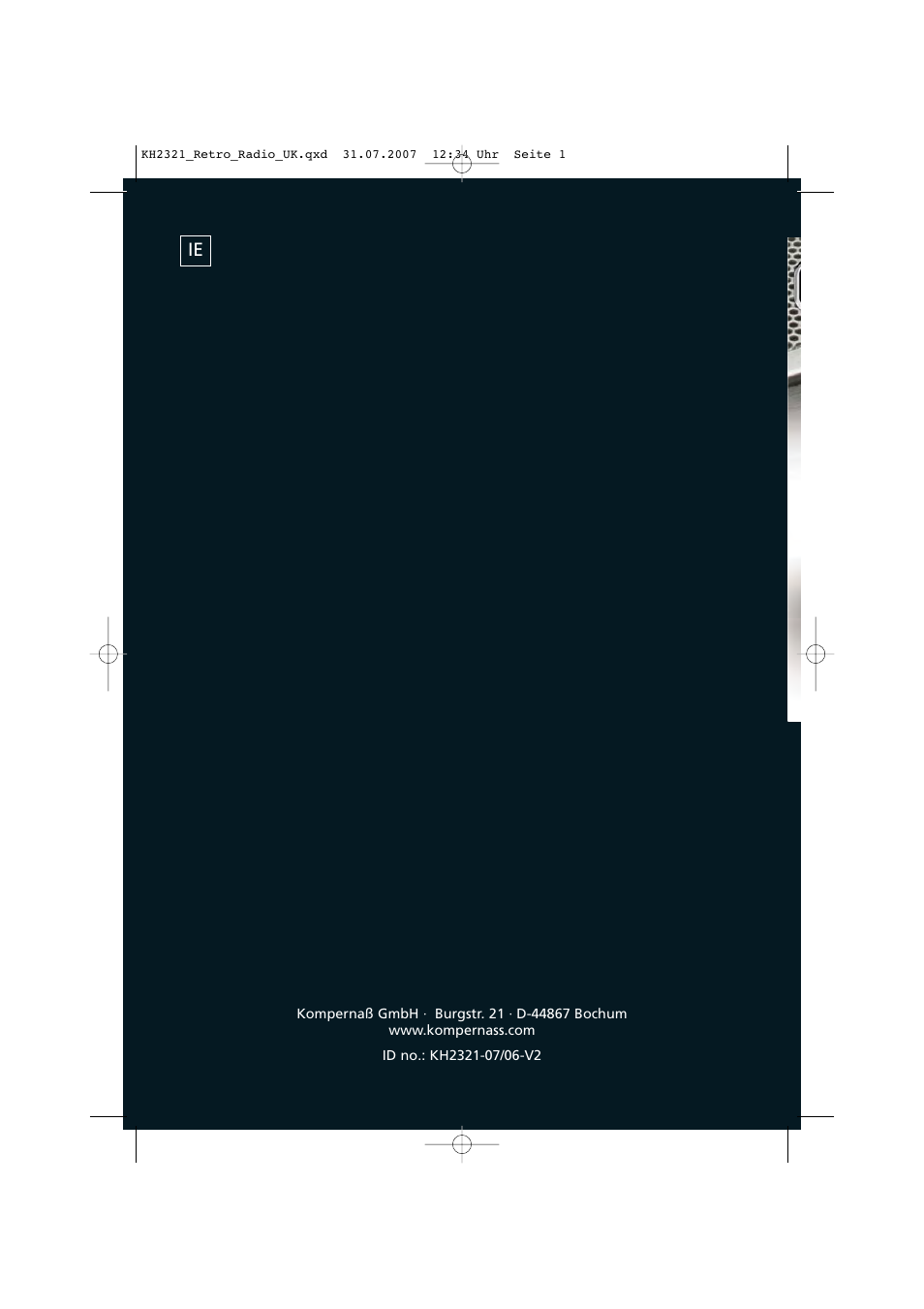 Silvercrest KH 2321 User Manual | Page 10 / 10