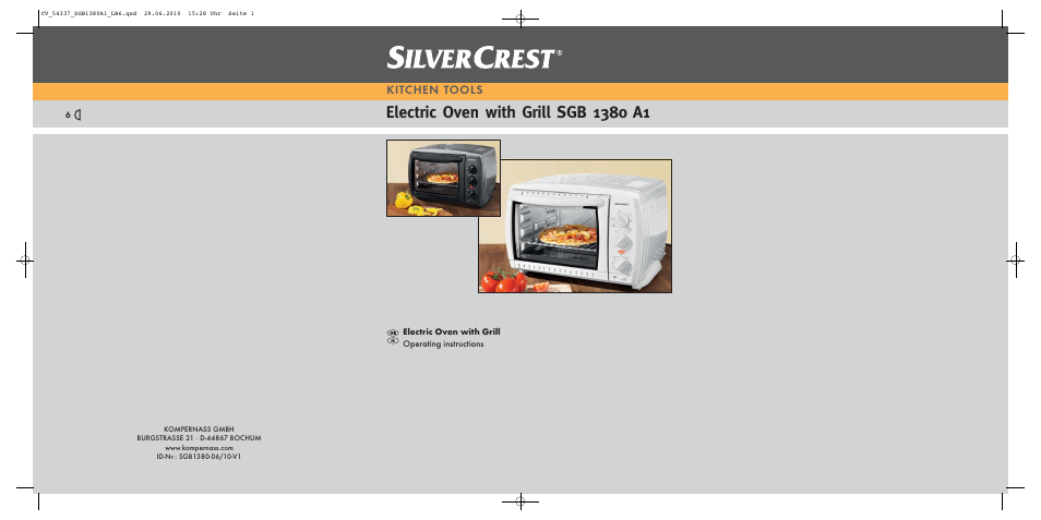 Silvercrest SGB 1380 A1 User Manual | 13 pages