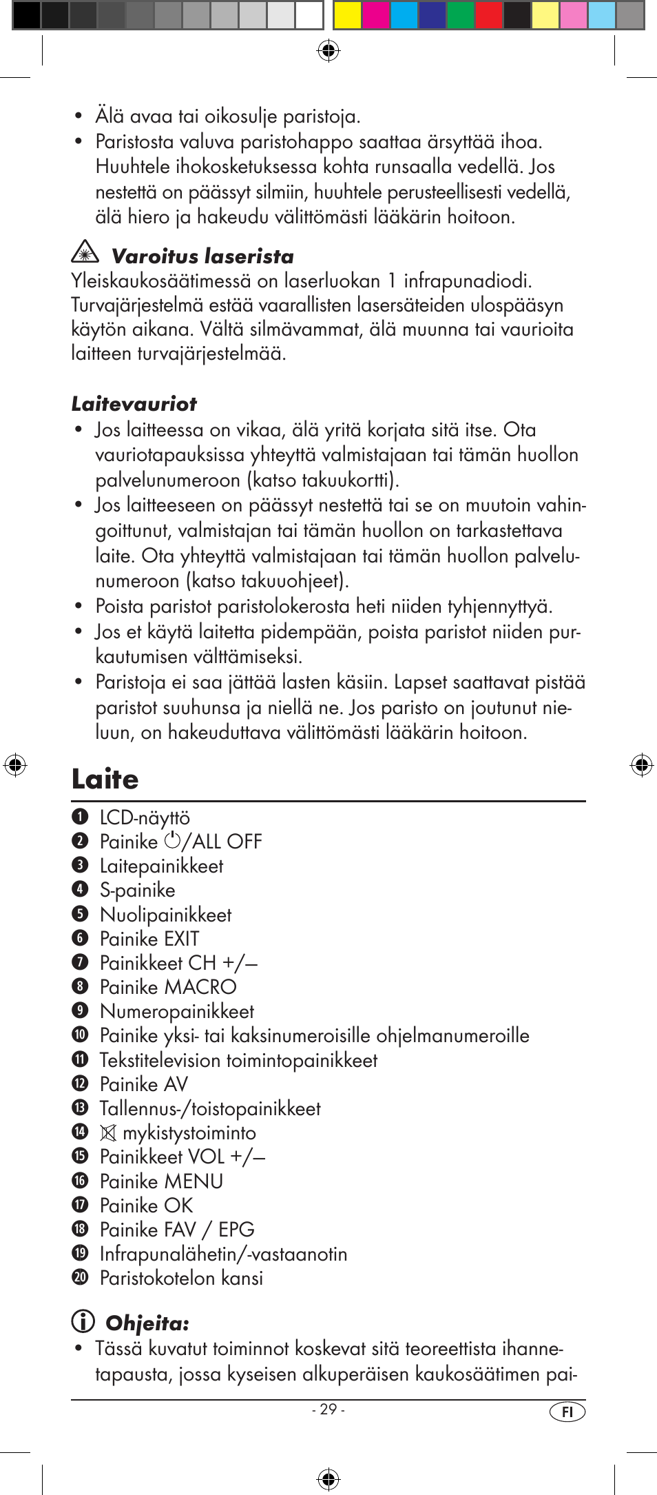 Laite | Silvercrest KH 2157 User Manual | Page 31 / 78