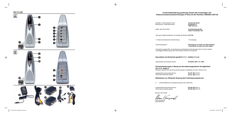 Kh 2130 | Silvercrest KH 2130-06/09-V3 User Manual | Page 2 / 14