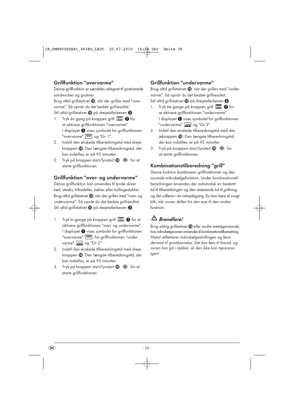 Brandfare | Silvercrest SMW 900 EDS A13C User Manual | Page 38 / 50