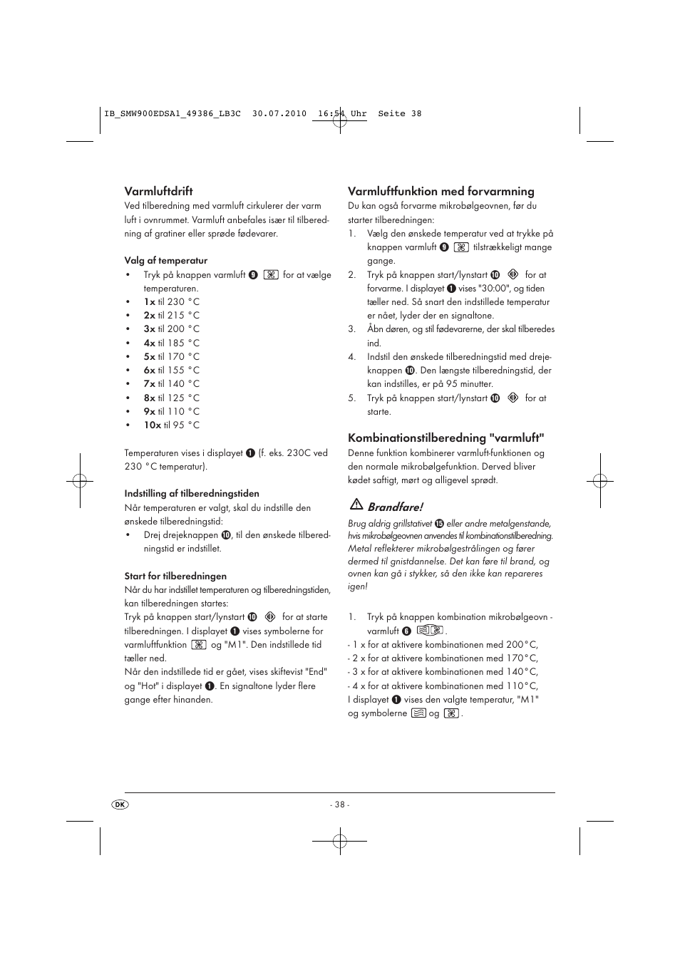 Brandfare | Silvercrest SMW 900 EDS A13C User Manual | Page 40 / 50