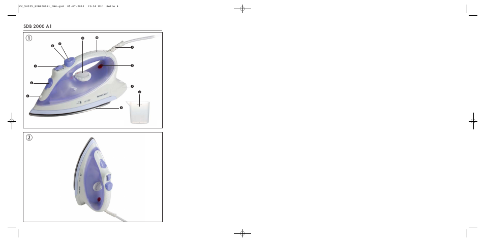 Silvercrest SDB 2000 A1 User Manual | Page 2 / 9