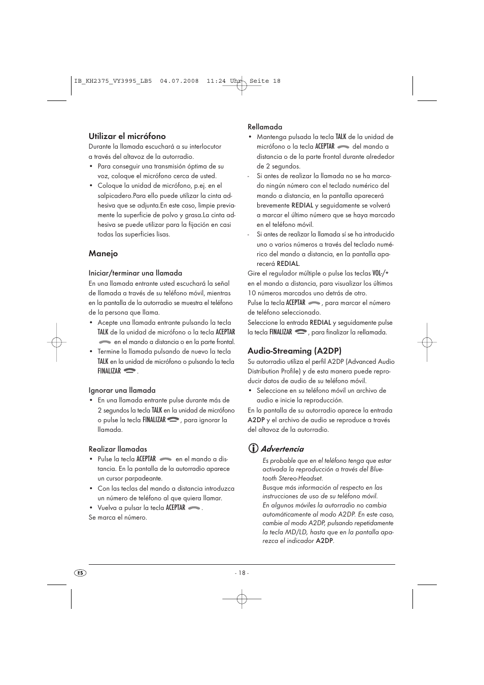 Silvercrest KH 2375 User Manual | Page 20 / 74