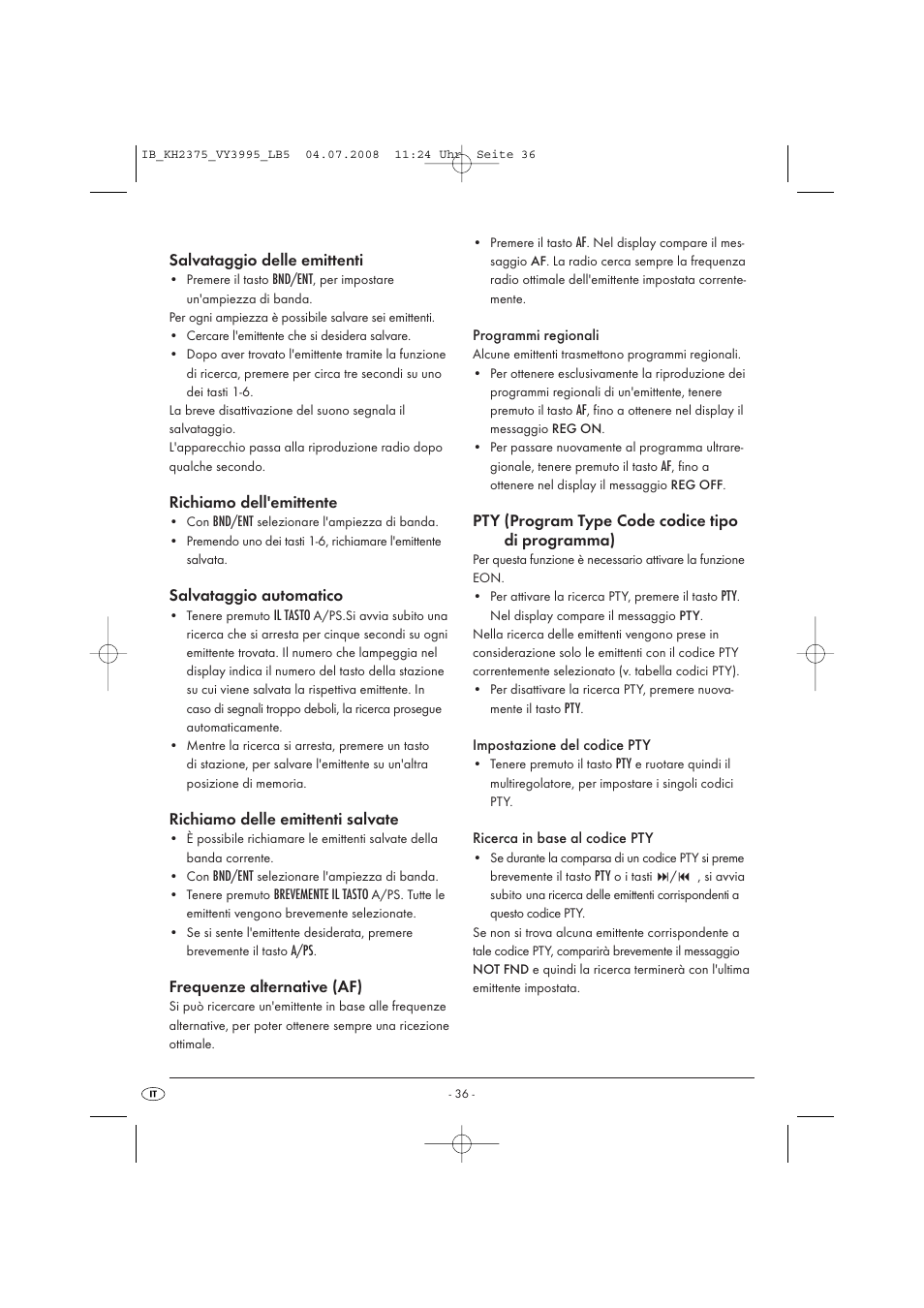 Silvercrest KH 2375 User Manual | Page 38 / 74