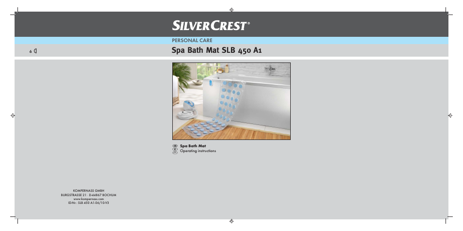 Silvercrest SLB 450 A16 User Manual | 22 pages