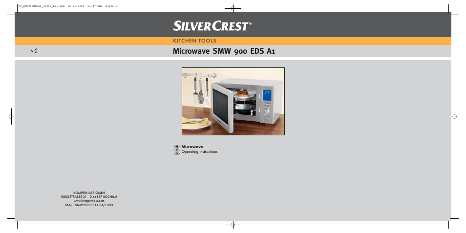 Silvercrest SMW 900 EDS A16 User Manual | 26 pages