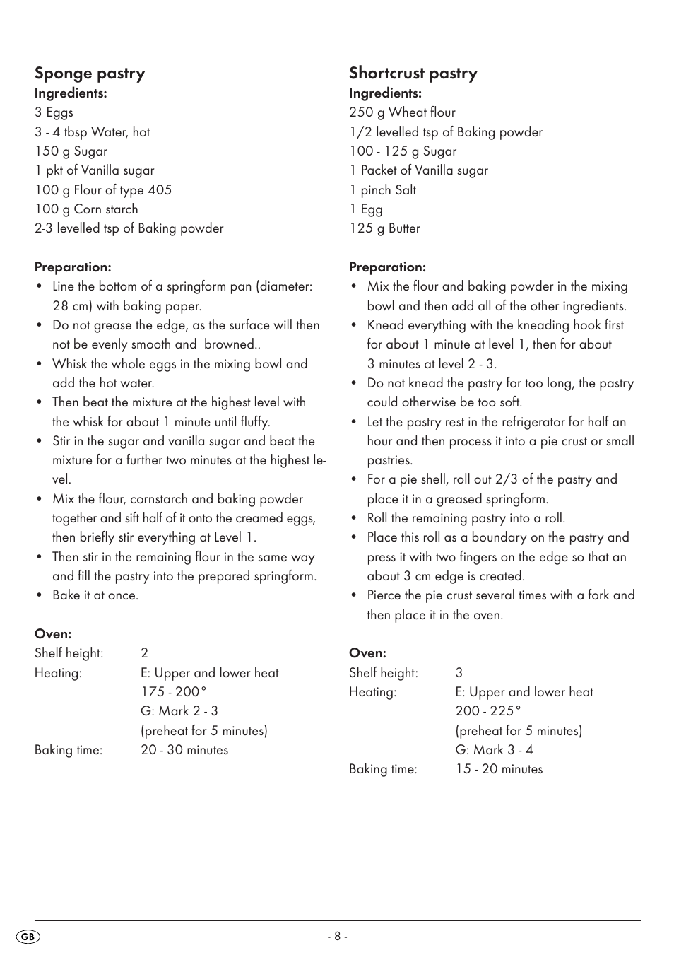 Silvercrest SKM550EDSA1-06/10-V3 User Manual | Page 20 / 23