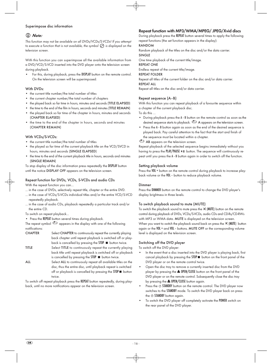 Silvercrest KH 6523 User Manual | Page 18 / 26