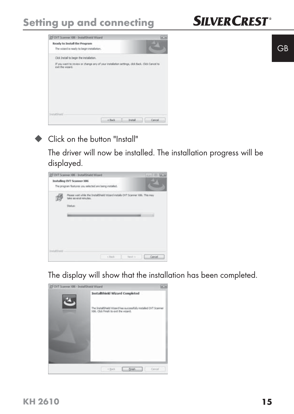 Setting up and connecting | Silvercrest KH2610 08/2009-V3 User Manual | Page 13 / 86