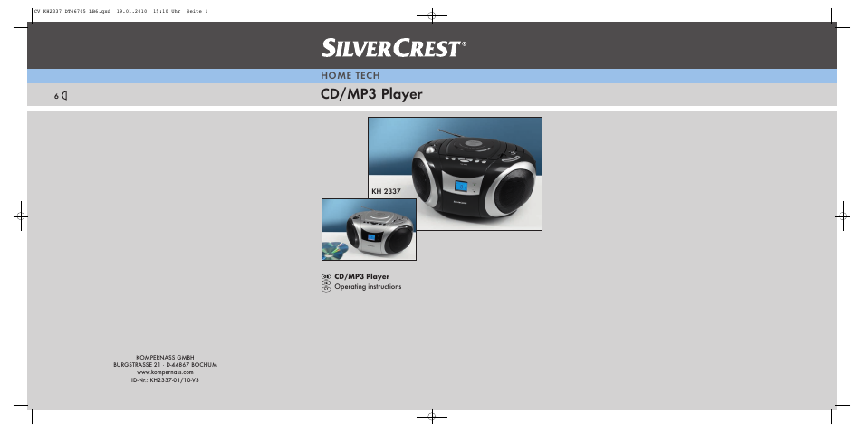 Silvercrest KH 2337 User Manual | 12 pages