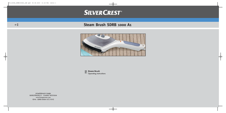 Silvercrest SDRB 1000 A16 User Manual | 10 pages