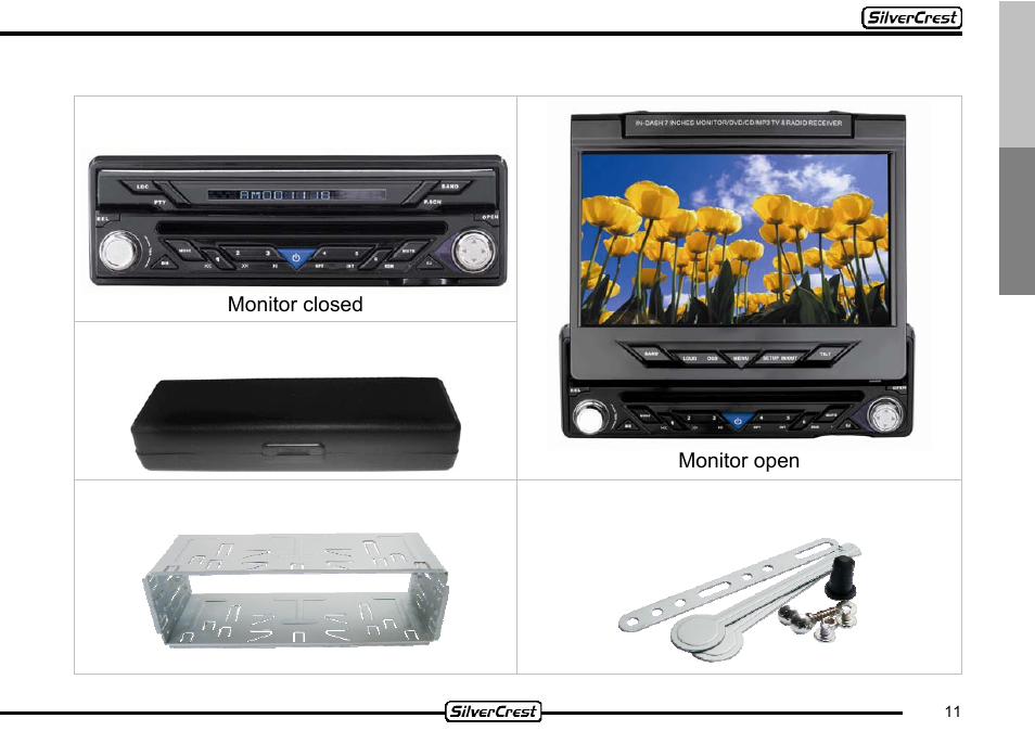 7scope of delivery | Silvercrest CDV-710 User Manual | Page 11 / 79