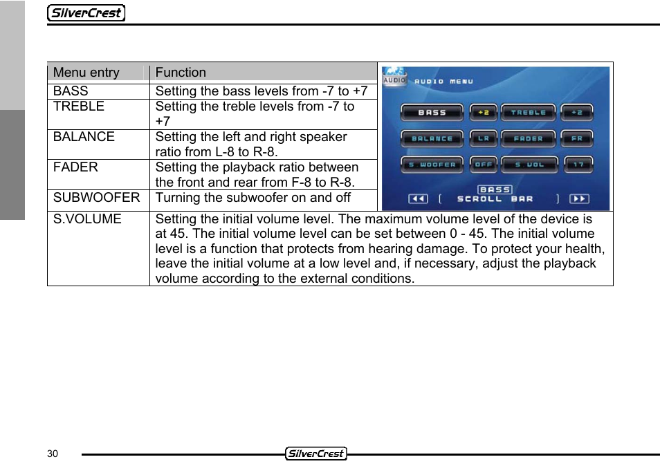 Silvercrest CDV-710 User Manual | Page 30 / 79